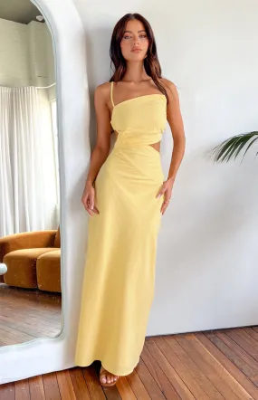 Cindy Yellow Maxi Dress