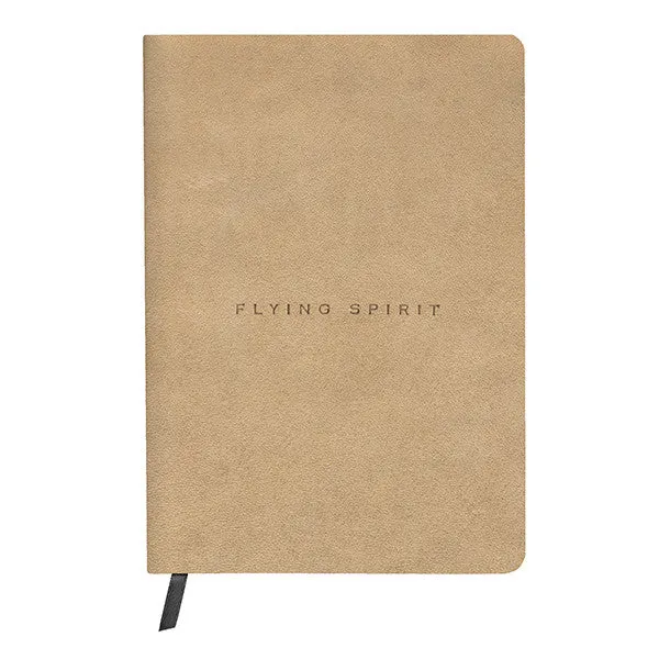 Clairefontaine Flying Spirit Leather Notebook A5 Beige