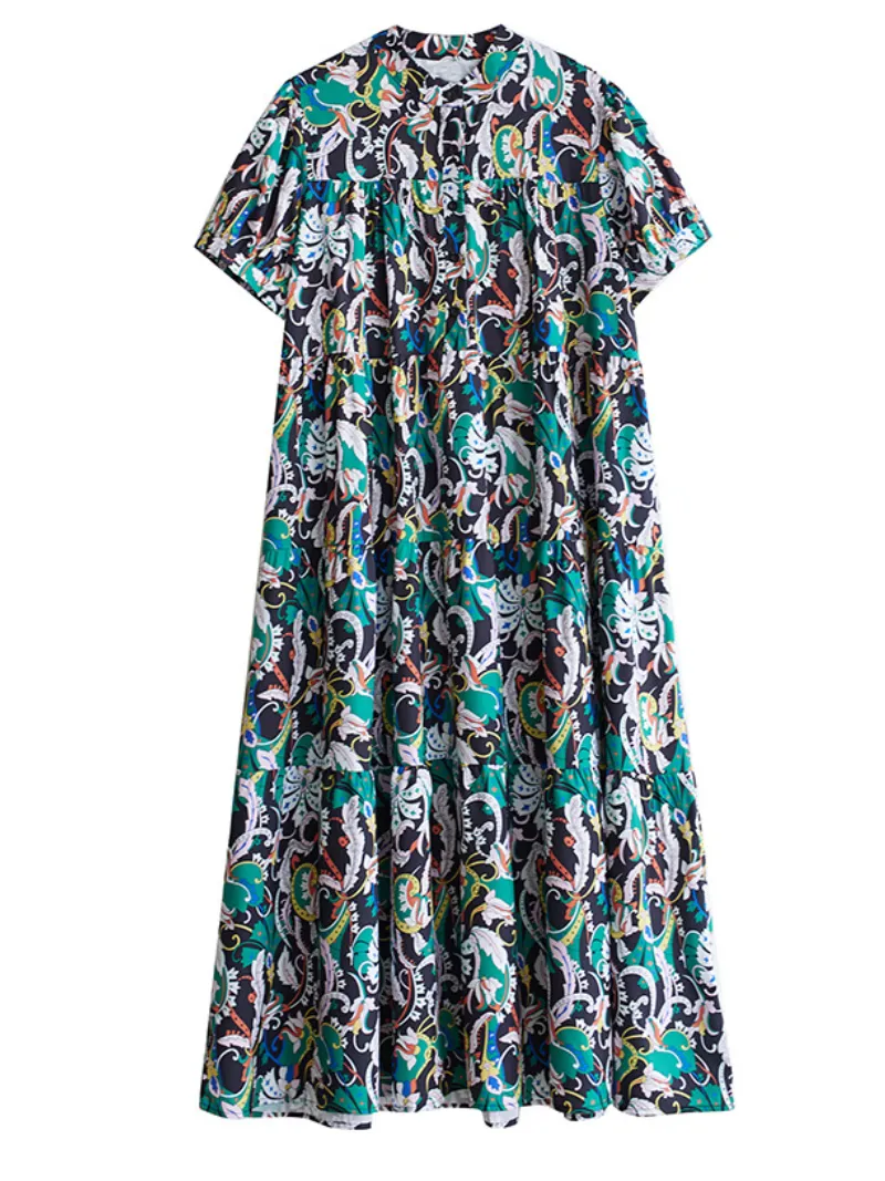 Close to My Heart Short-Sleeved Maxi Dress