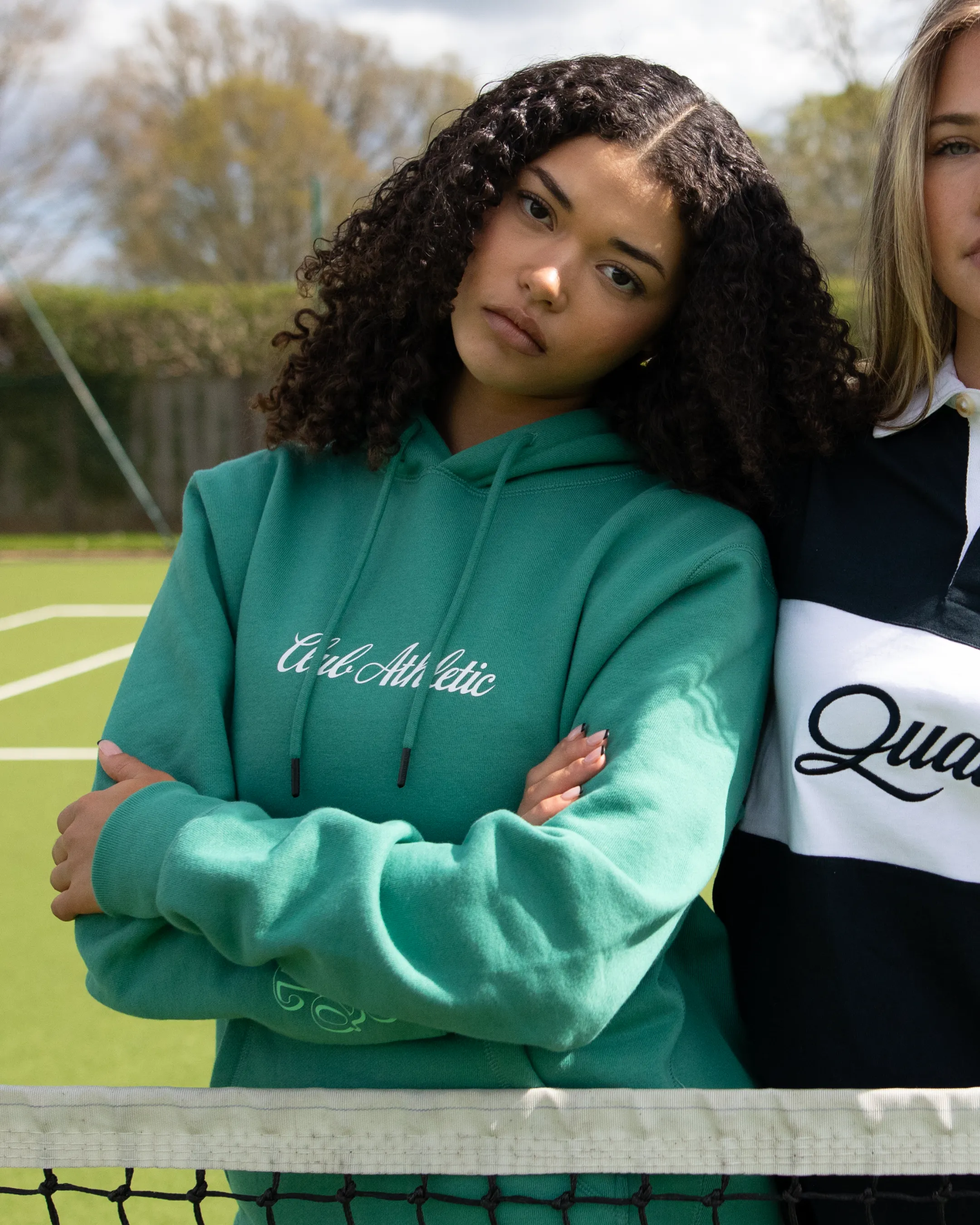 CLUB ATHLETIC GREEN QUAD CLUB HOODIE