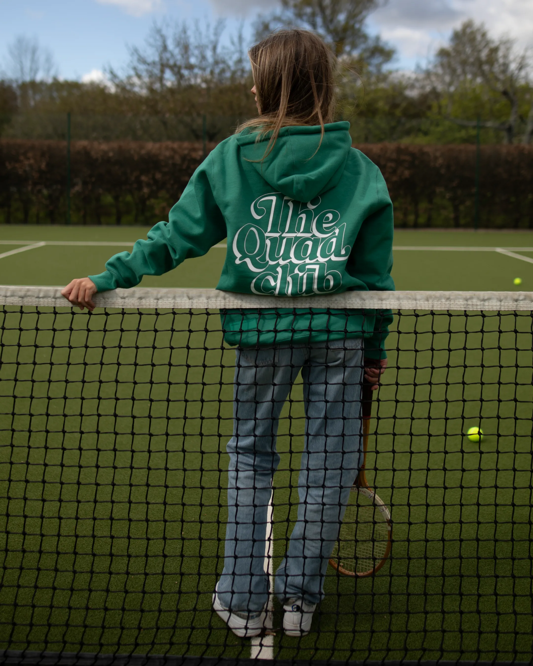 CLUB ATHLETIC GREEN QUAD CLUB HOODIE