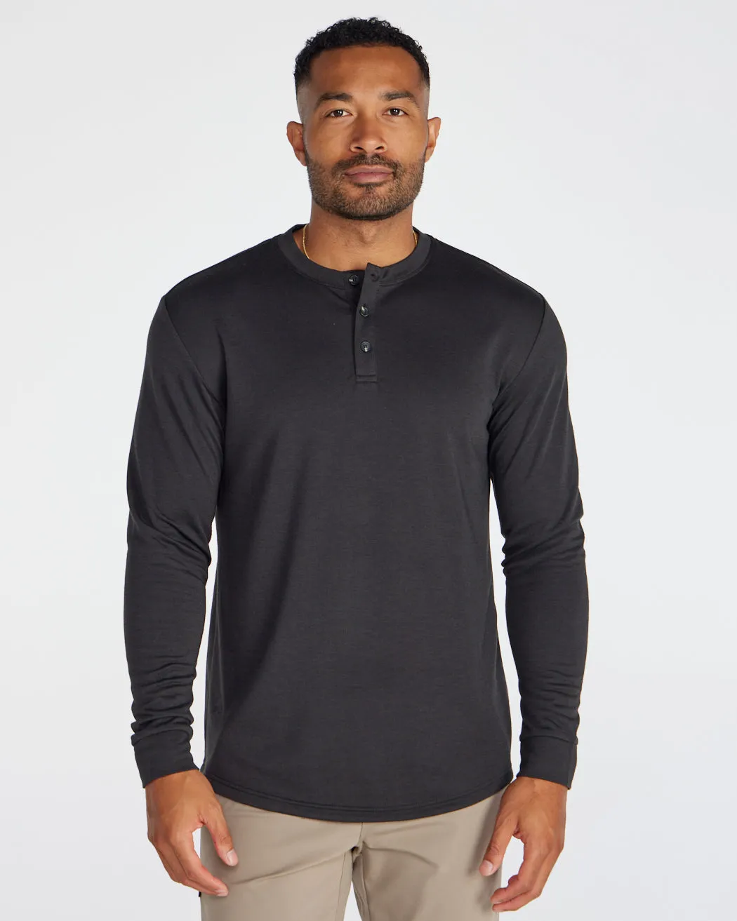 Comfort Wool Long Sleeve Henley