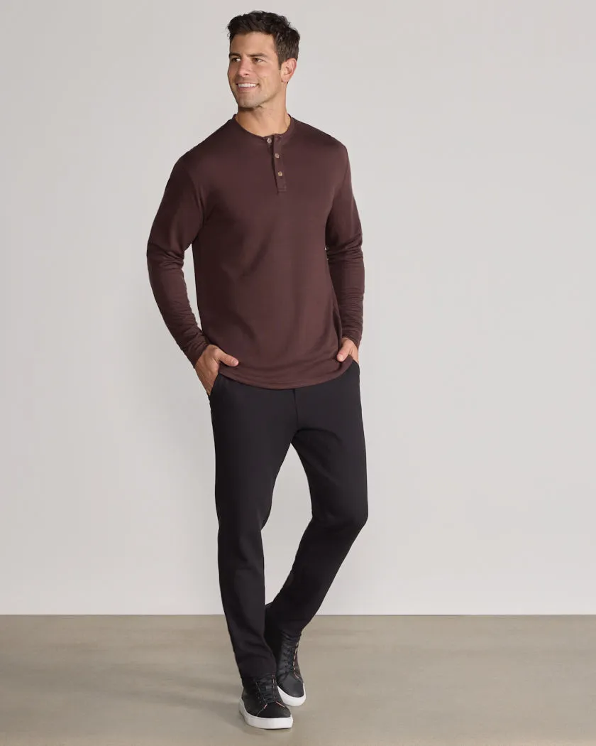 Comfort Wool Long Sleeve Henley