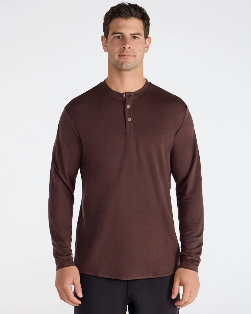 Comfort Wool Long Sleeve Henley