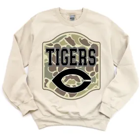 Commerce Tigers Camouflage Sweatshirt