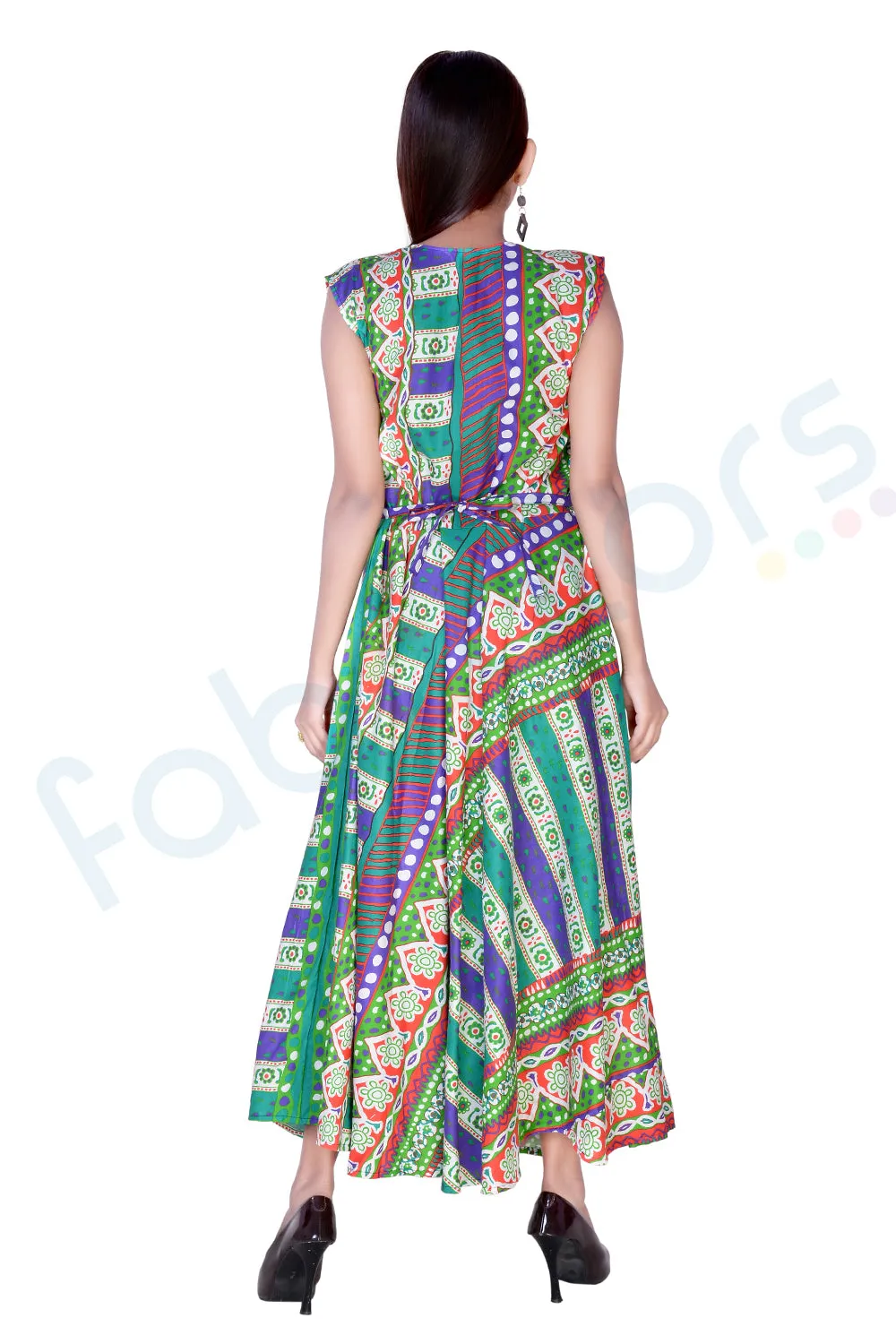 Cotton Multi Color Maxi Long Dress