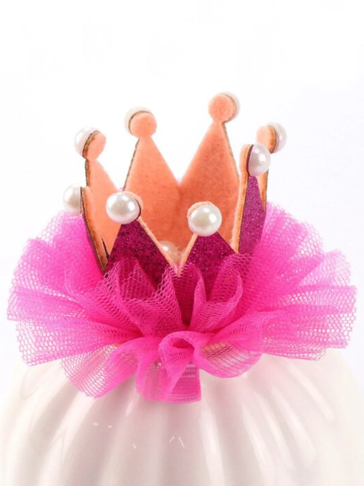 Crowned Cutie Glitter Crown Hair Clip