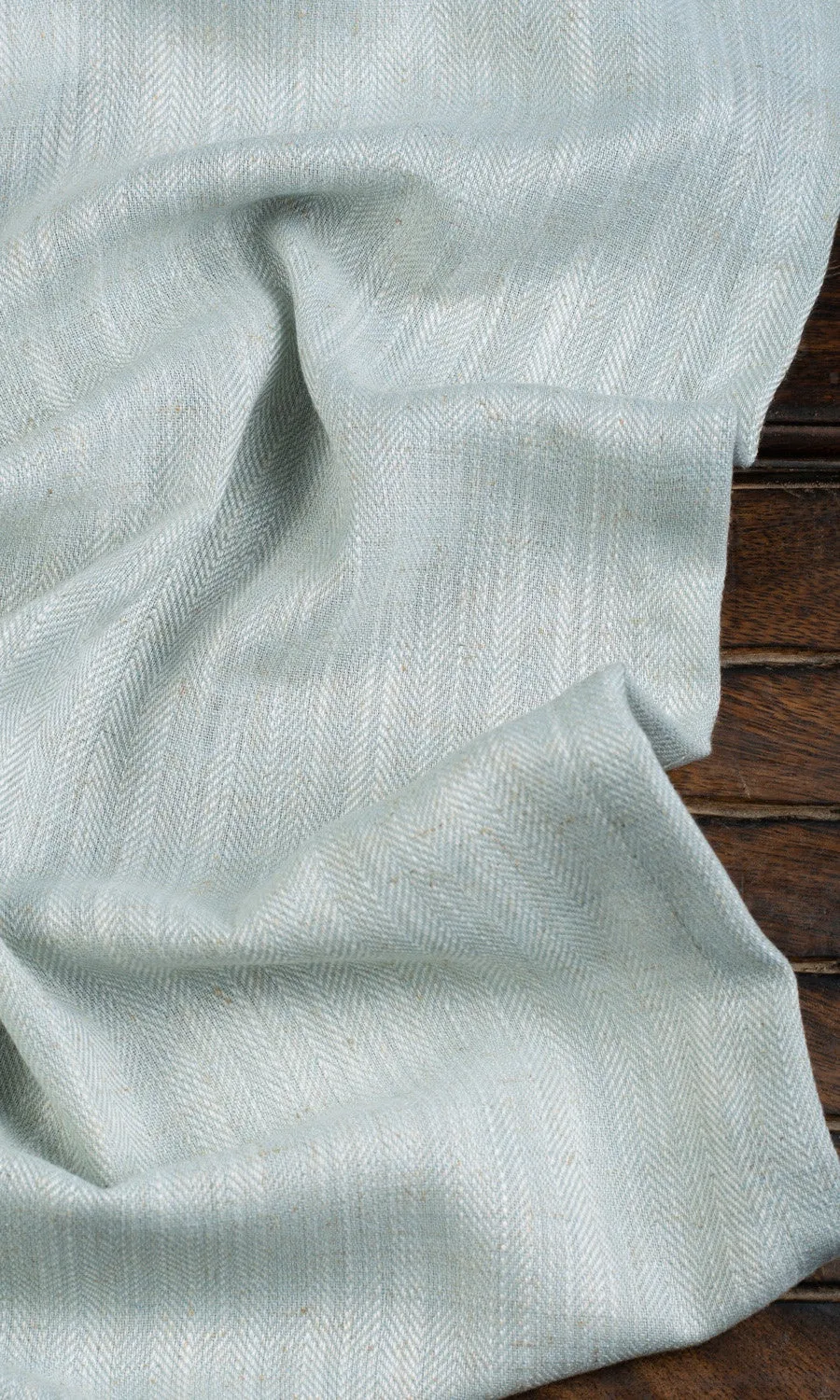 'Dazzling Calm' Linen Texture  Roman Blinds (Powder Blue)