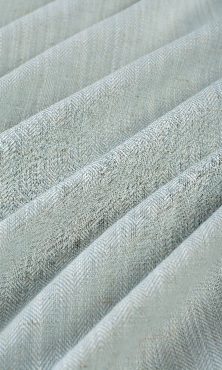 'Dazzling Calm' Linen Texture  Roman Blinds (Powder Blue)