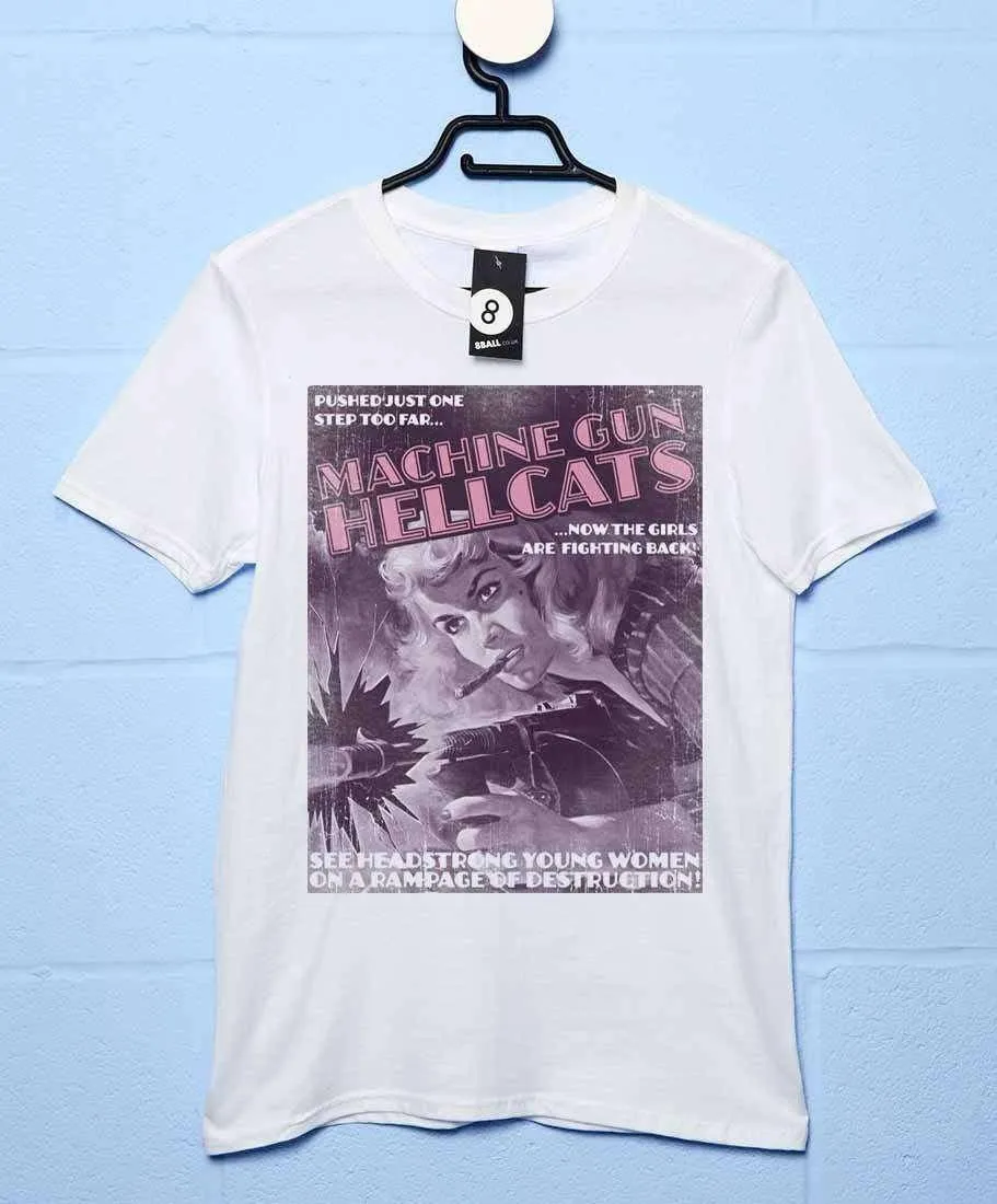 Deathray Machine Gun Hellcats T-Shirt