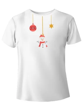 Decorazioni natalizie t-shirt