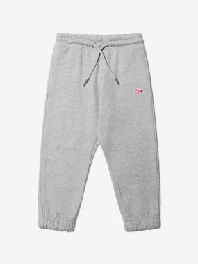 Diesel Kids Logo Joggers in Grey