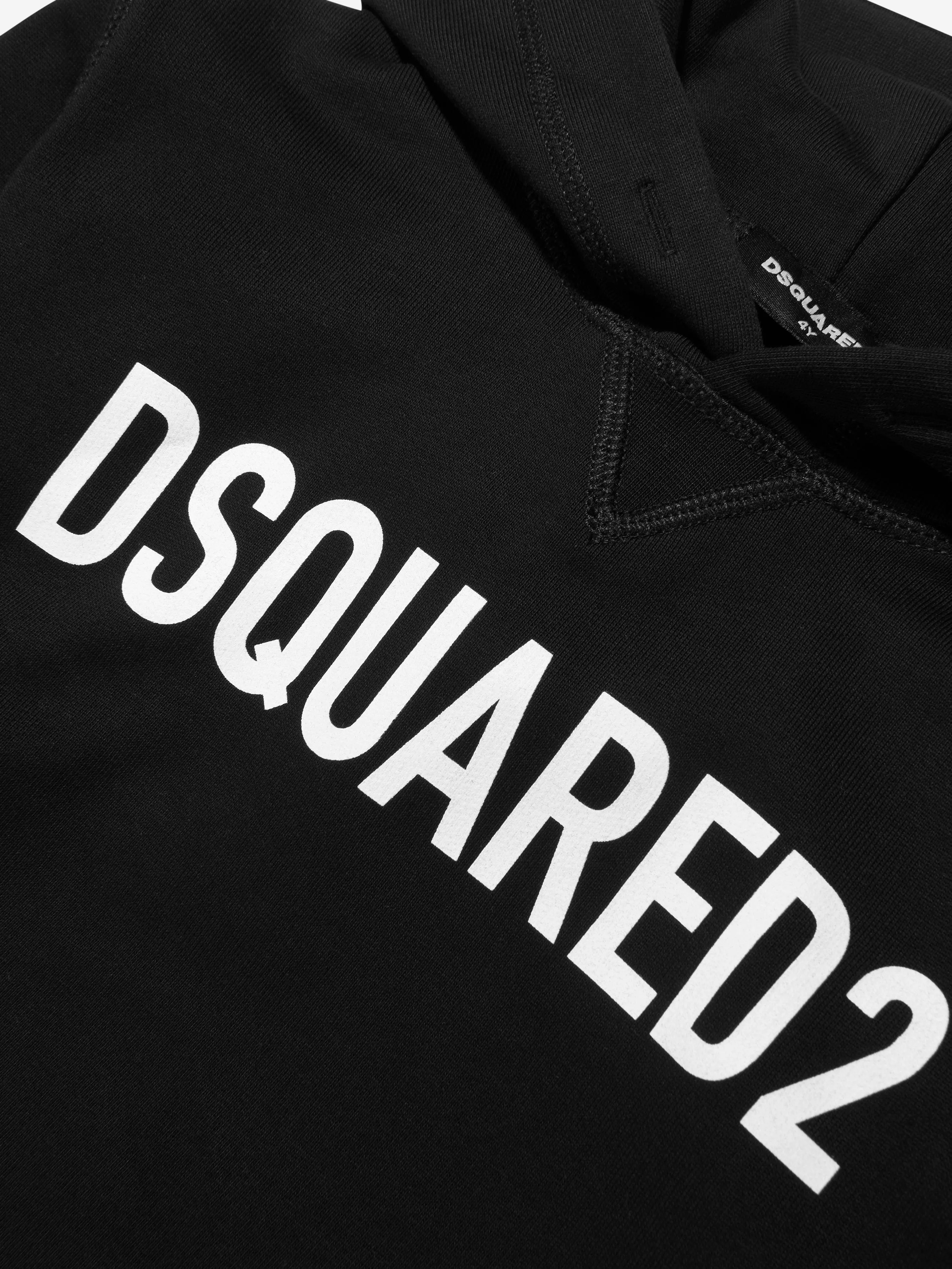 Dsquared2 Kids Logo Sweatshirt In Black