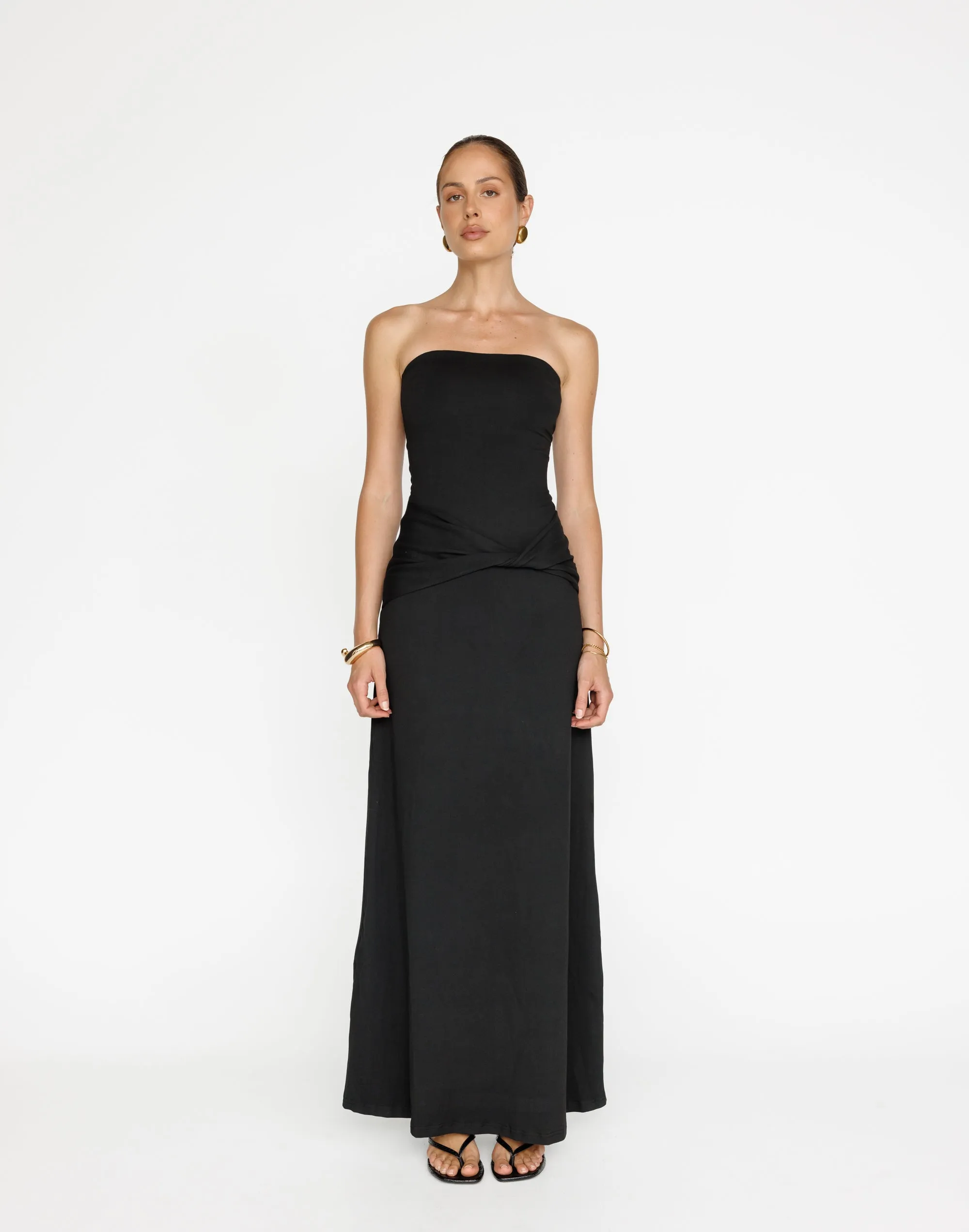 Edela Maxi Dress (Black)