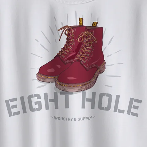 EIGHT HOLE DOC MARTENS T-SHIRT