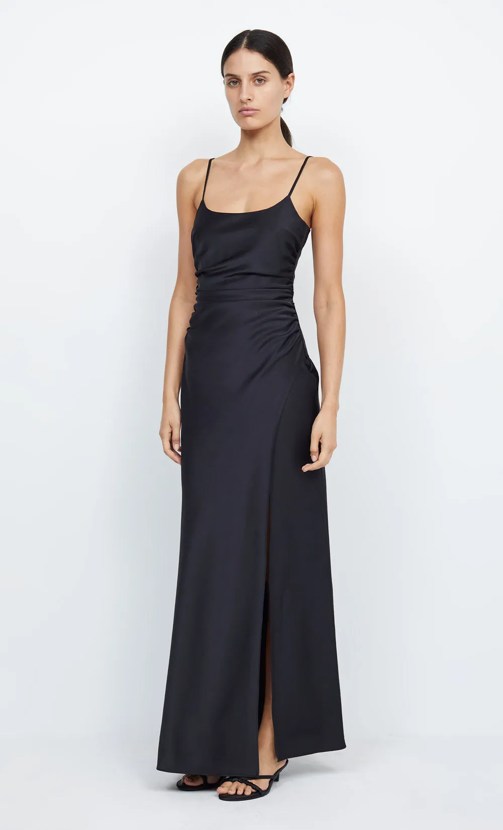 ETERNITY SCOOP MAXI DRESS - BLACK