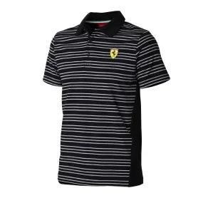 Ferrari Polo, striped, Black, 2015