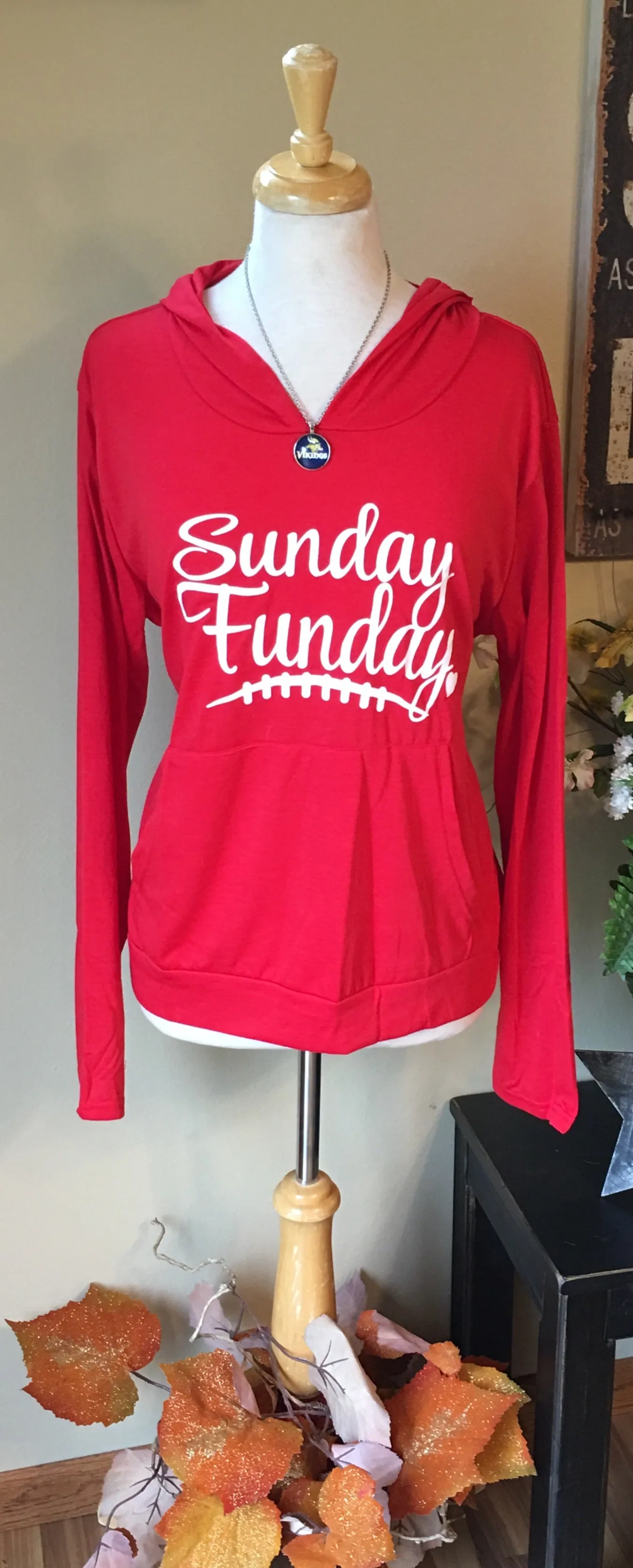 Football clothing, jewelry and hats. Sunday Funday. Football. Even