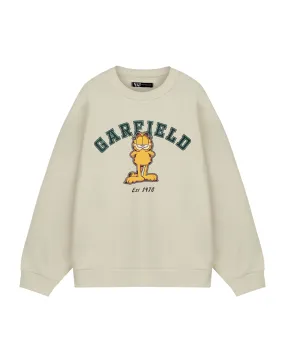 Garfield College Unisex Beige Sweatshirt