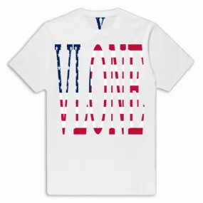 Giftngon - Vlone Style USA Flag Tee