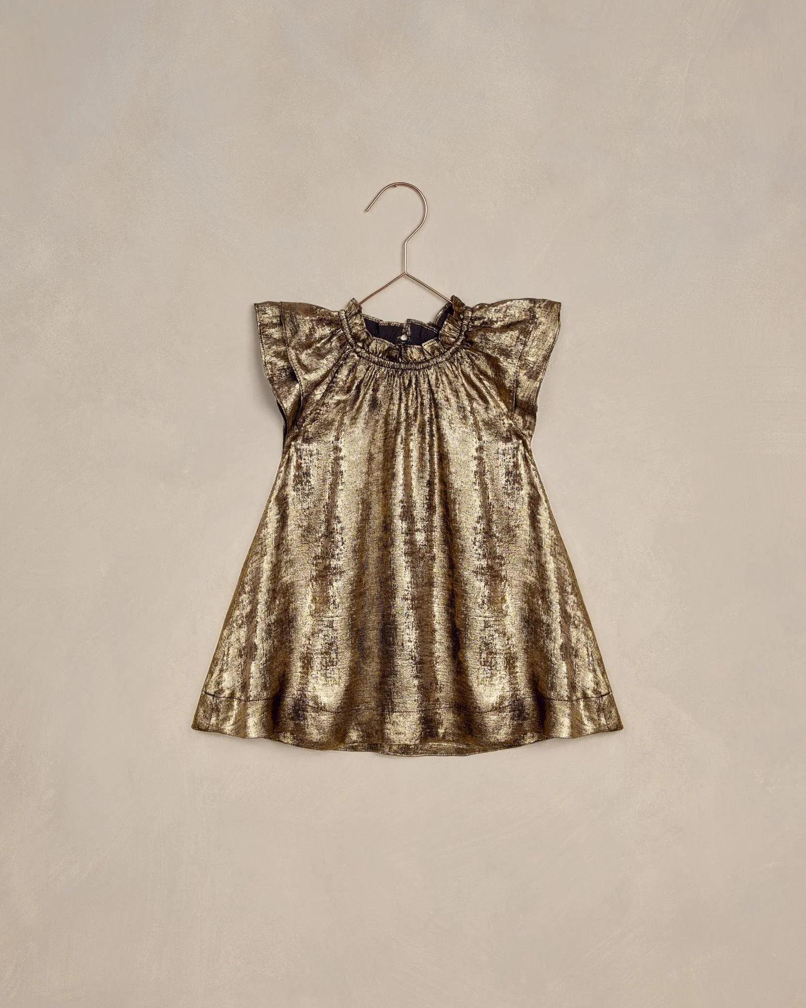 Girls Dresses  | Isabella Dress - Gold | Noralee