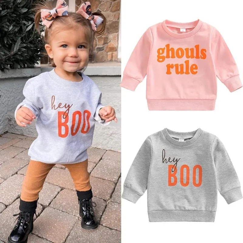 Girls Halloween Sweatshirts