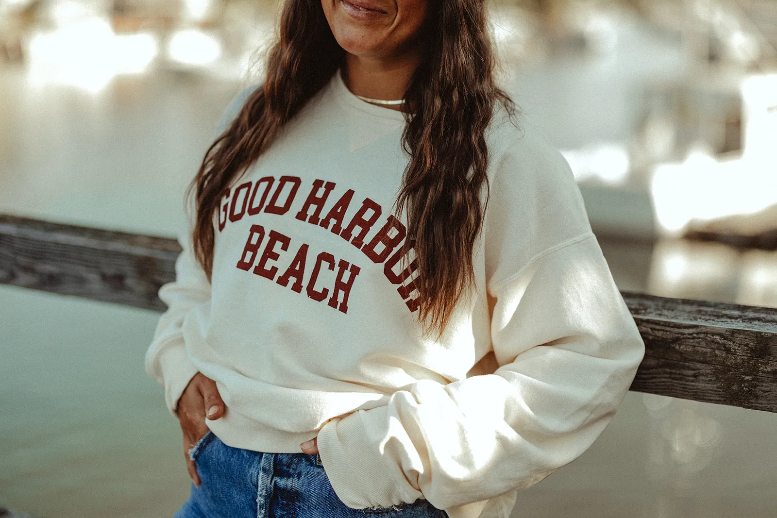 Good Harbor Beach Crewneck Sweatshirt