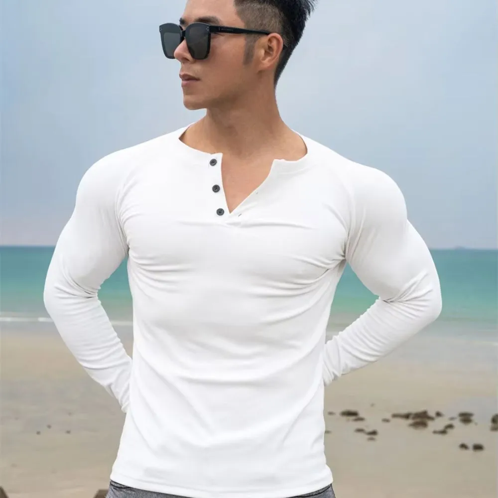 GPW-Men's Athletic Fit Long-Sleeve T-Shirt – Built for the Gym