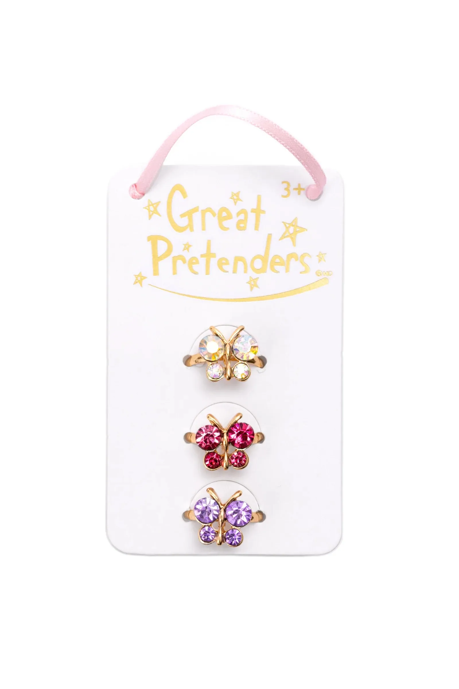 Great Pretenders Boutique Butterfly Gem Rings