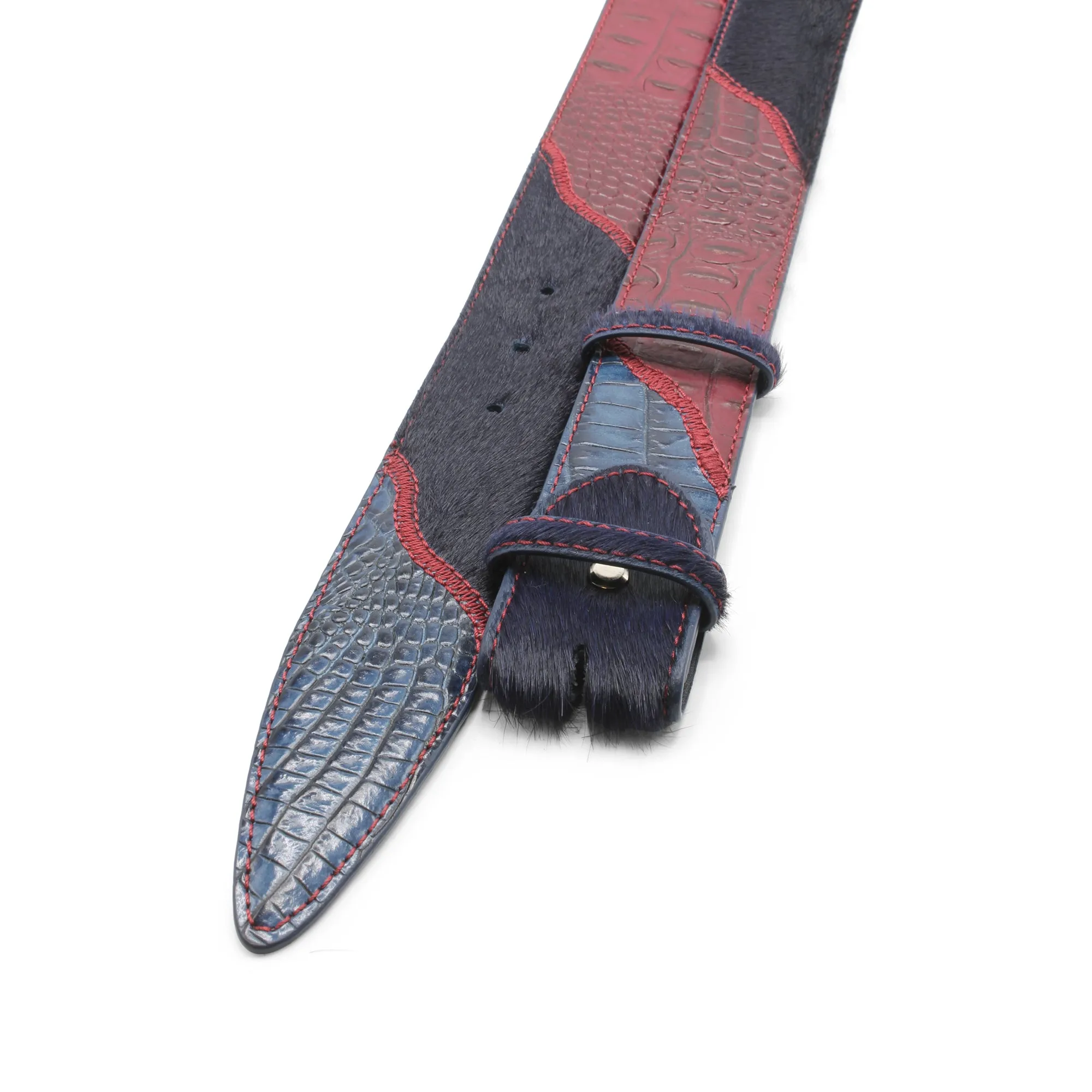 Greystoke Triple Patchwork Belt Strap