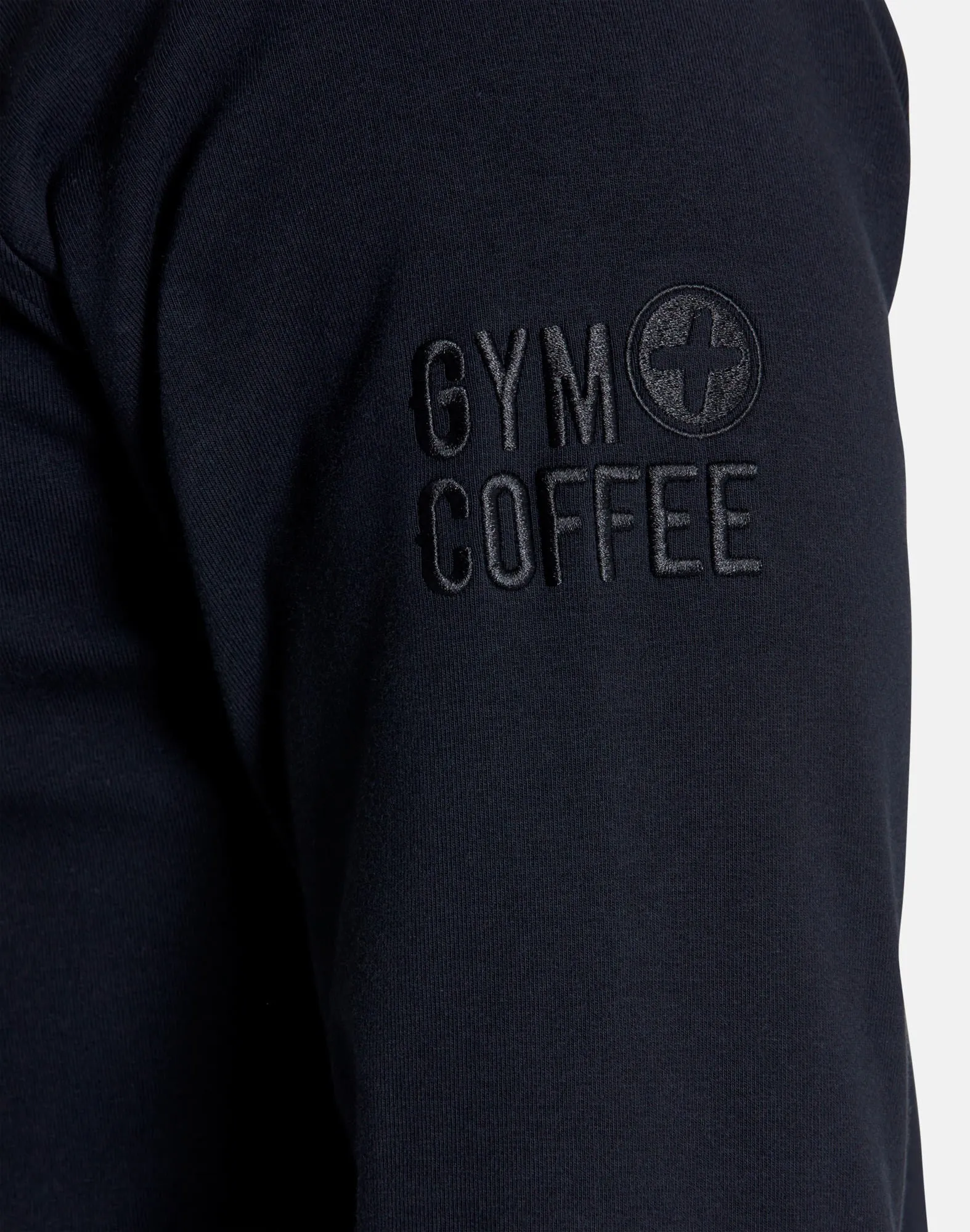 Gym Coffee Essential Zip Hoodie (Mens) - Black