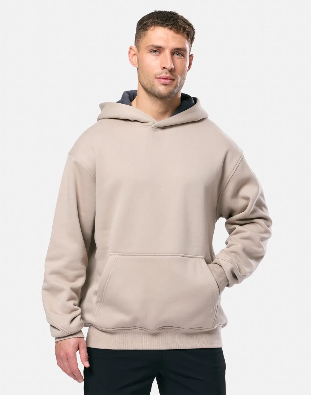 Gym Coffee Sierra Pullover Hoodie (Unisex) - Rich Taupe