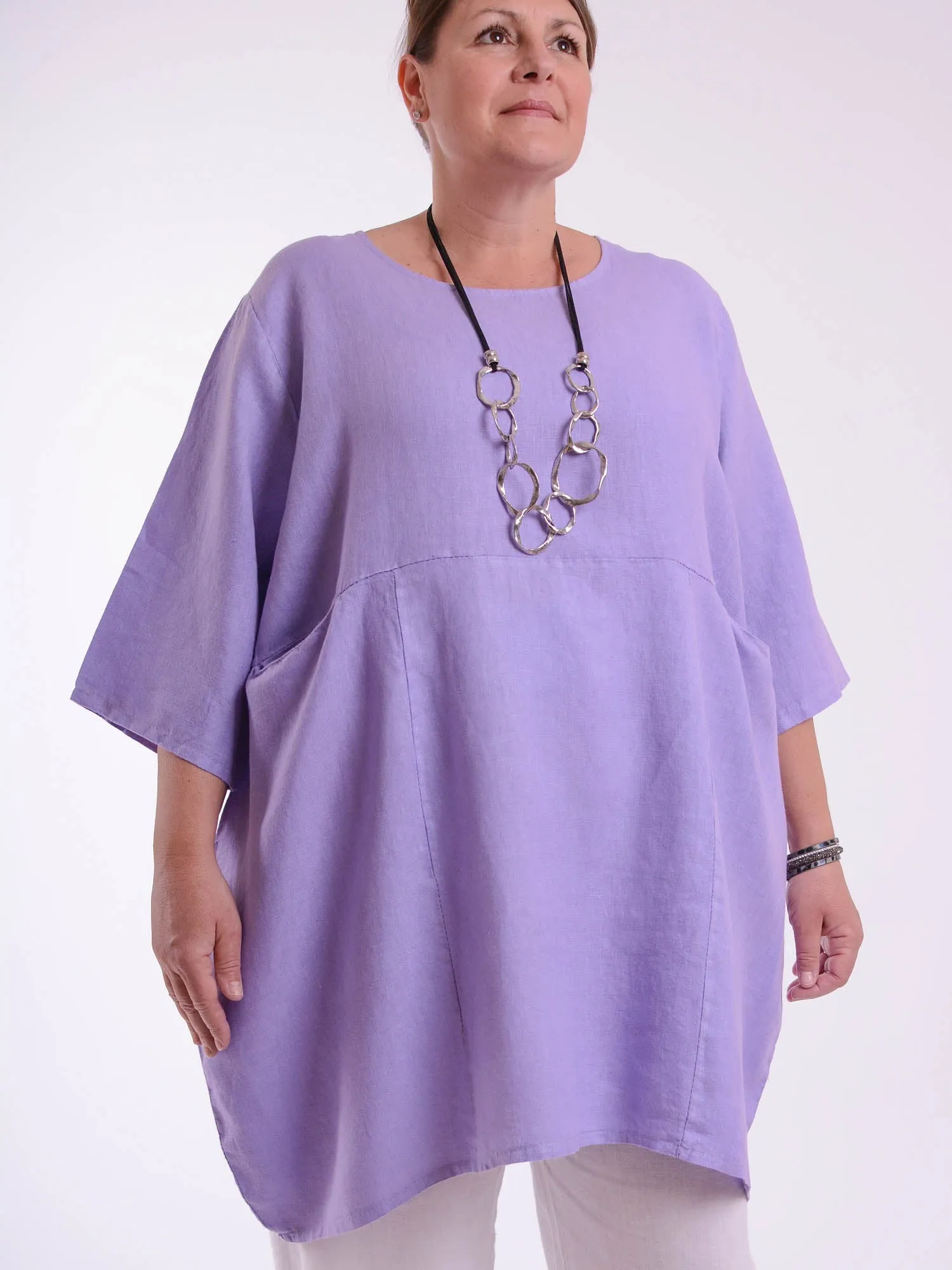 Heavy Linen Quirky Tunic - 9479