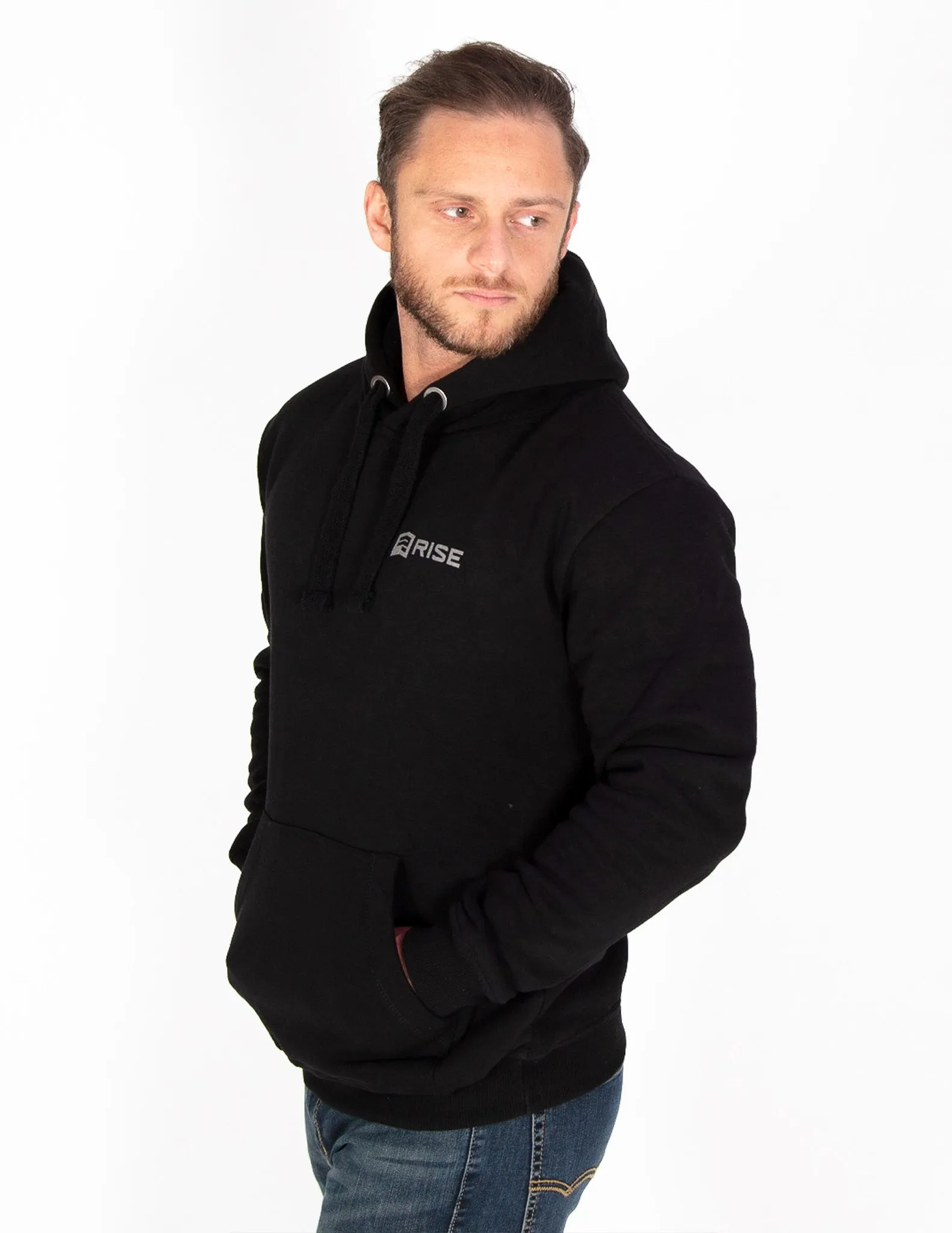 HEAVYWEIGHT PULLOVER HOODIE - JET BLACK