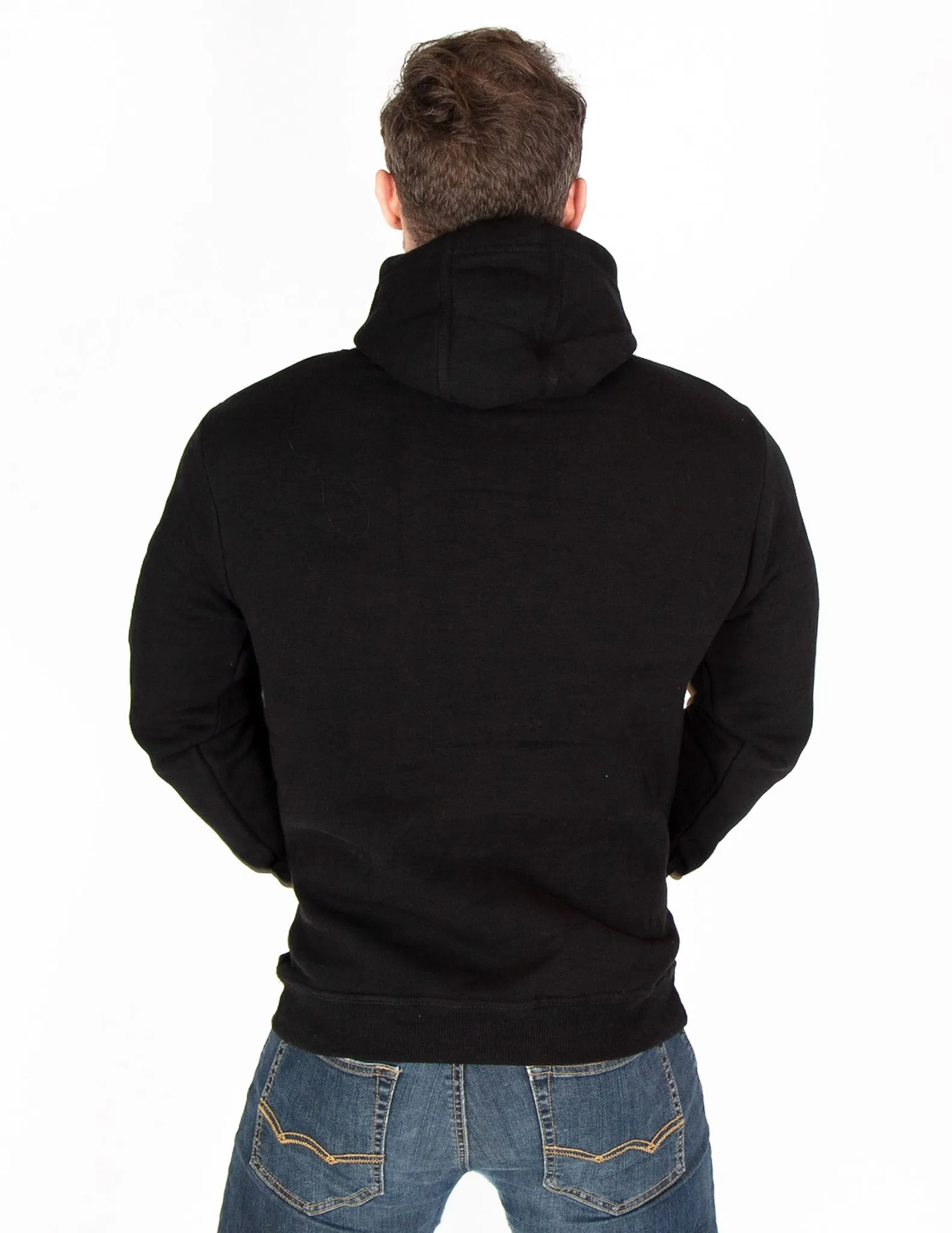 HEAVYWEIGHT PULLOVER HOODIE - JET BLACK