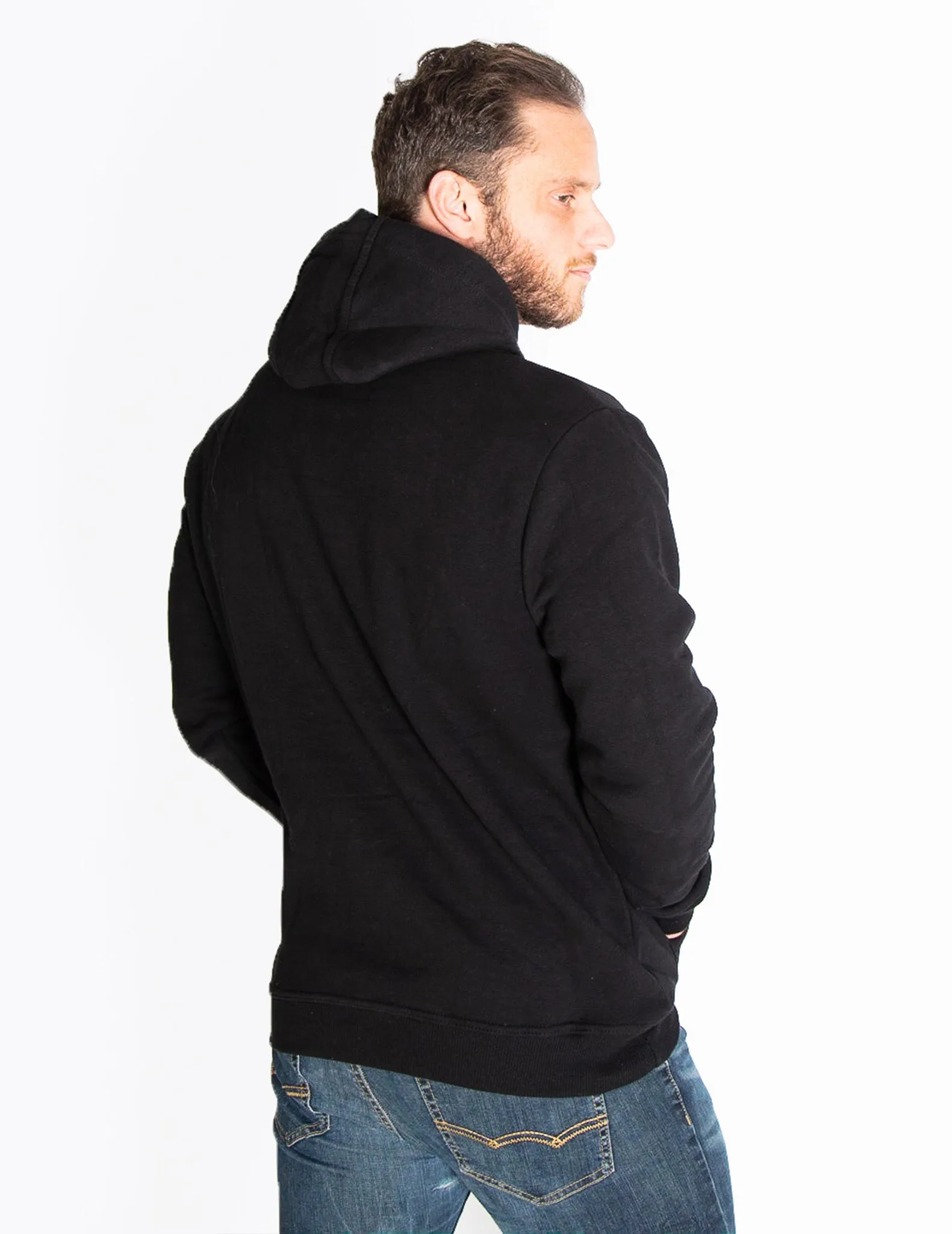 HEAVYWEIGHT PULLOVER HOODIE - JET BLACK