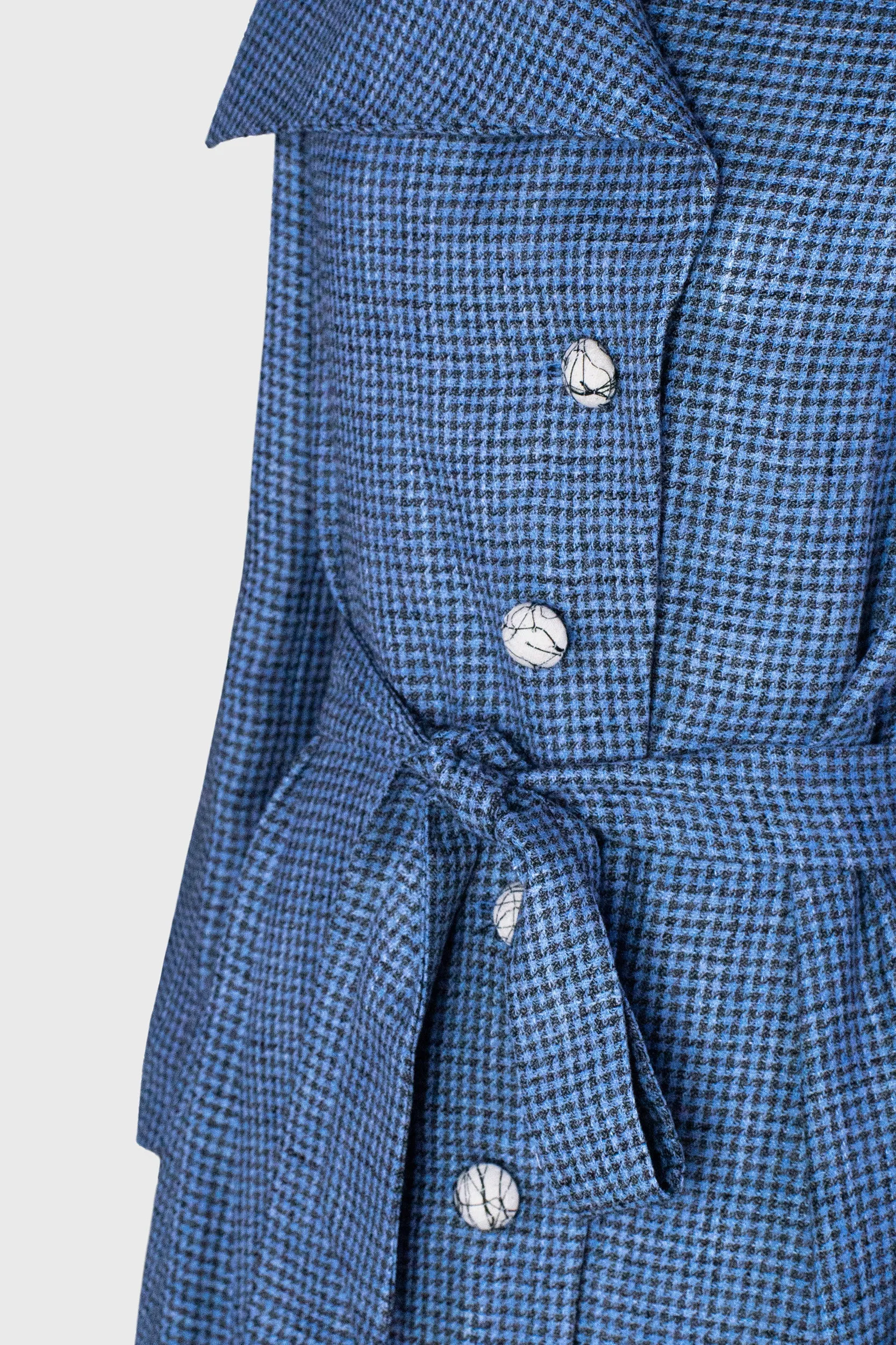 Houndstooth Trench Coat