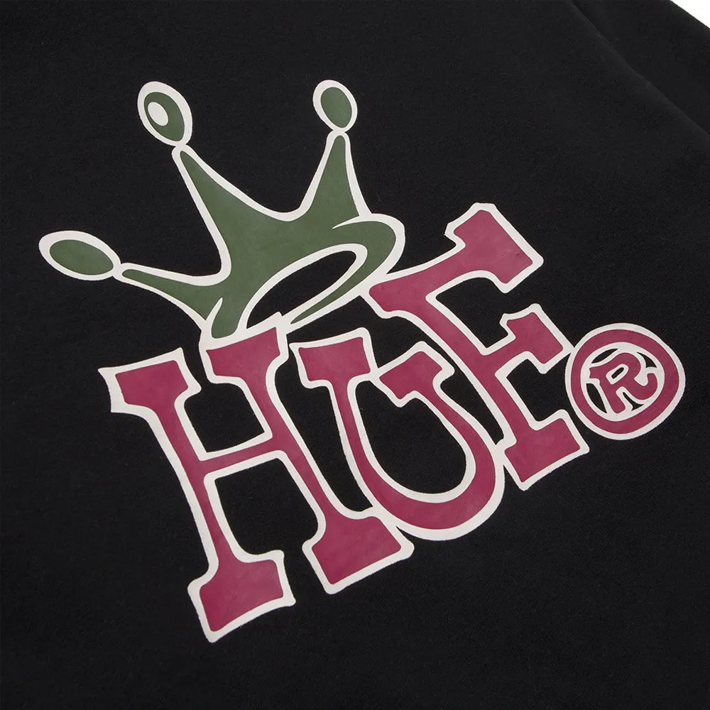 HUF CROWN P/O HOODIE // BLACK