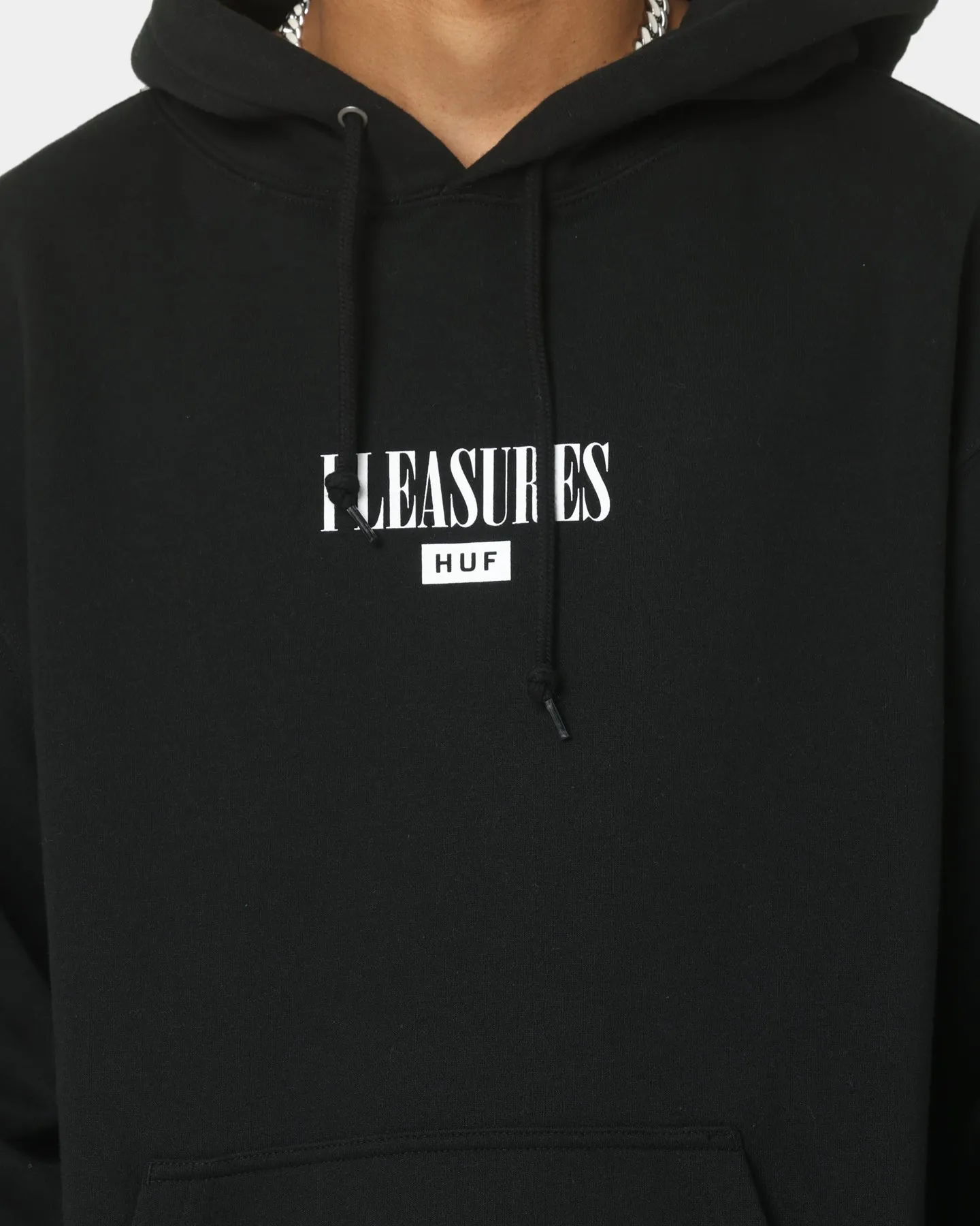 HUF X Pleasures Beetle Pullover Hoodie Black