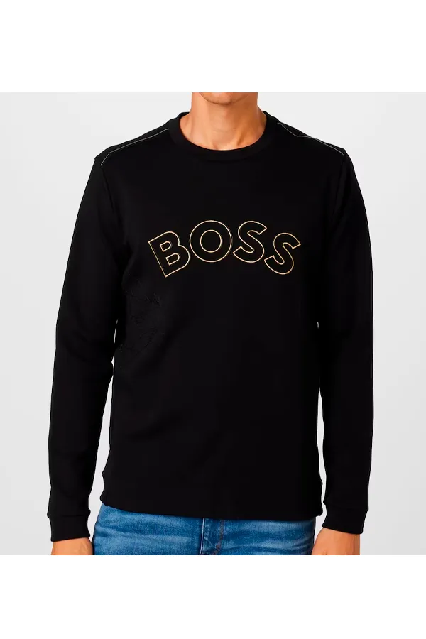 Hugo Boss Salbo Iconic Sweatshirt Black