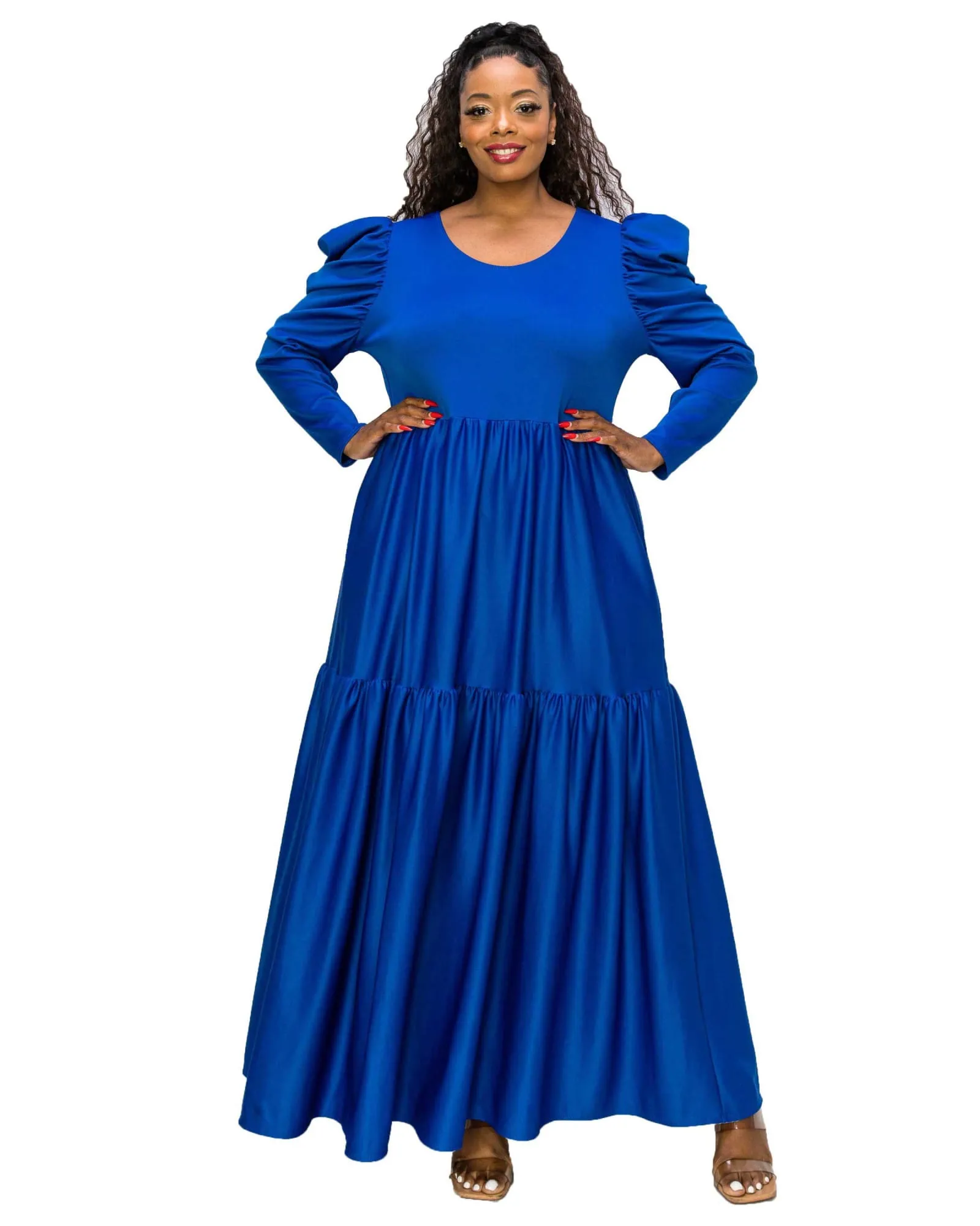 Isabel Tiered Maxi Dress | Royal