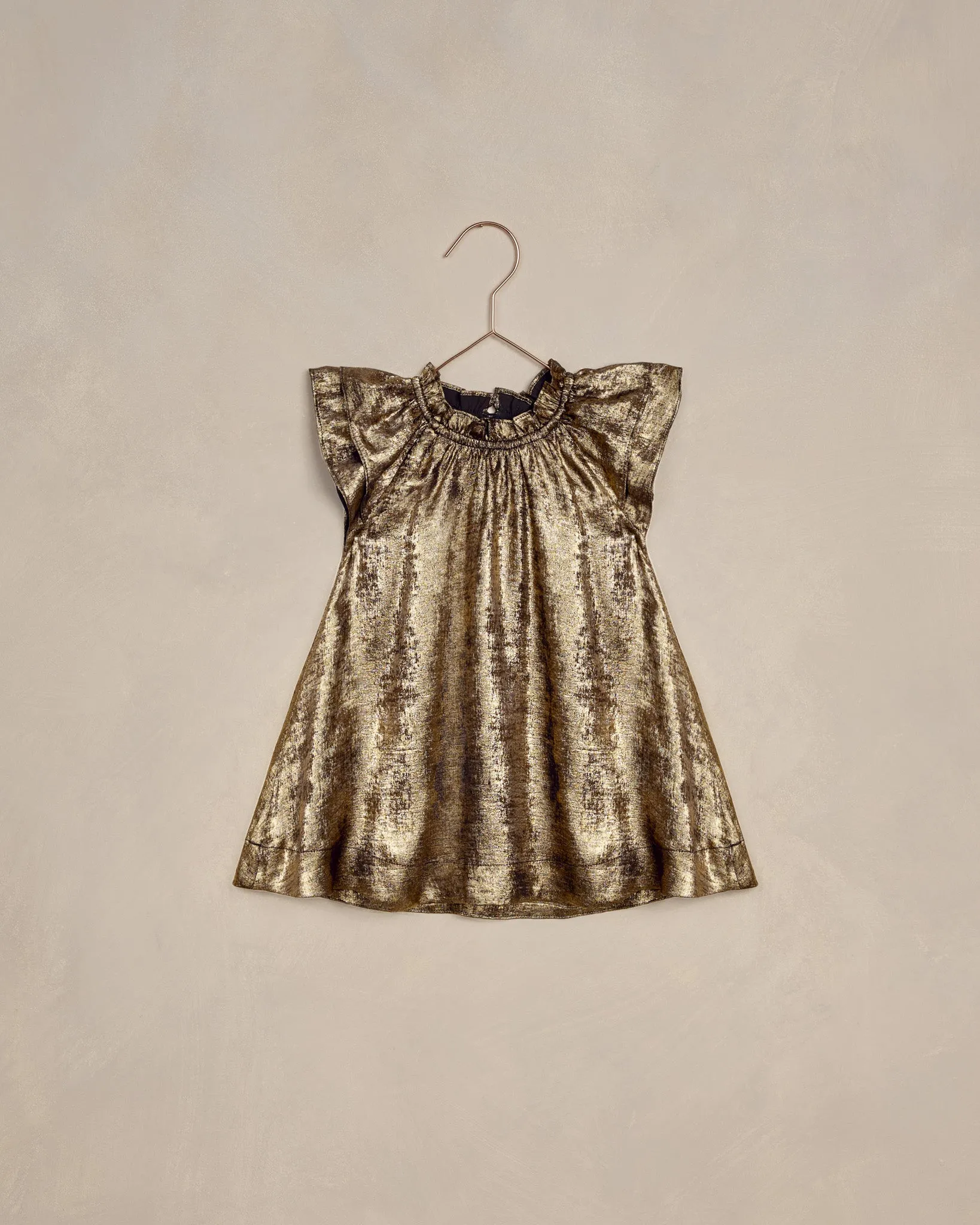 Isabella Dress || Gold