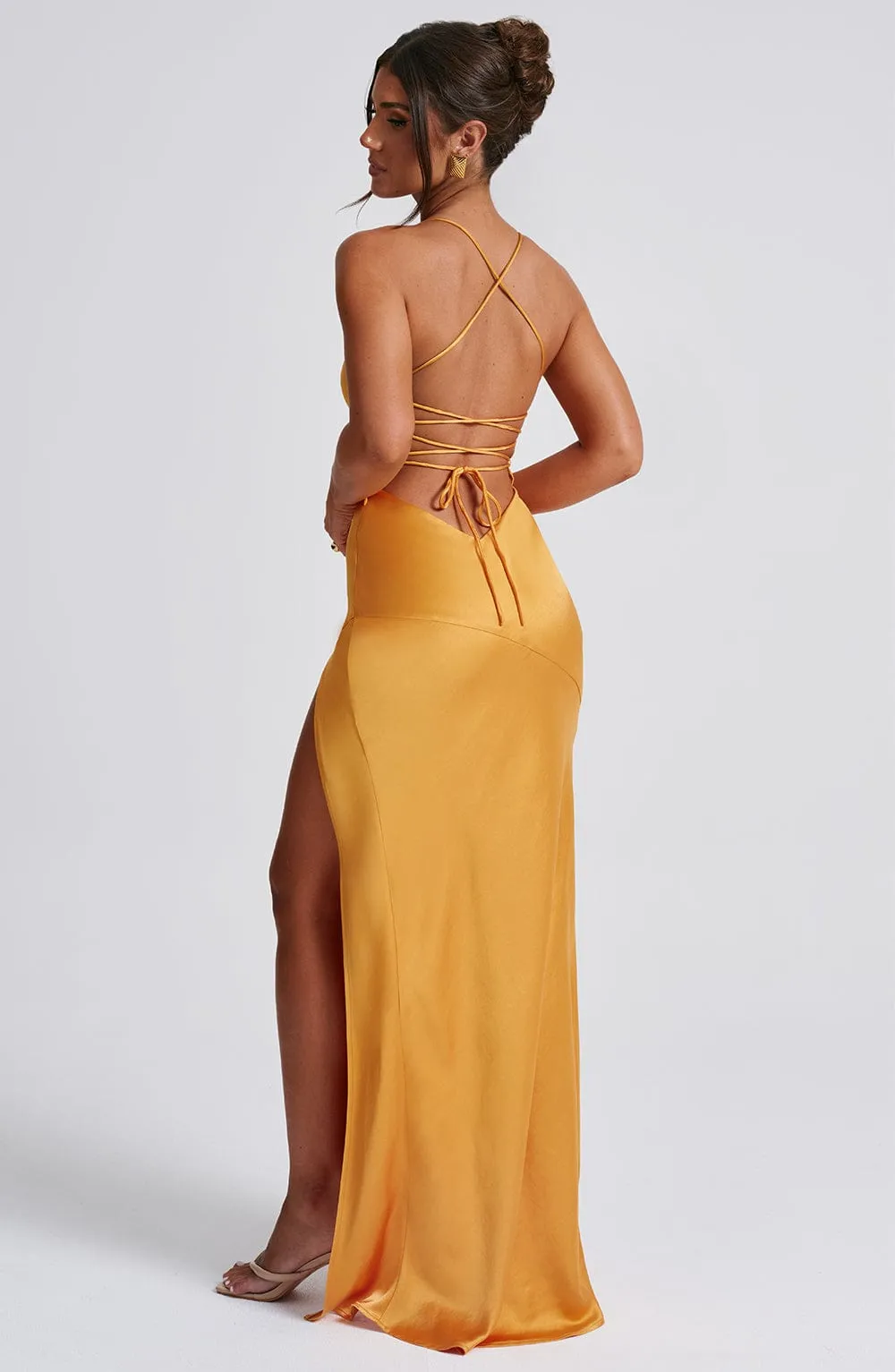 Isobel Maxi Dress - Tangerine