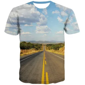 Jeep T-shirt Men Offroad Tshirt Printed car Shirt Print Short Sleeve Fashion