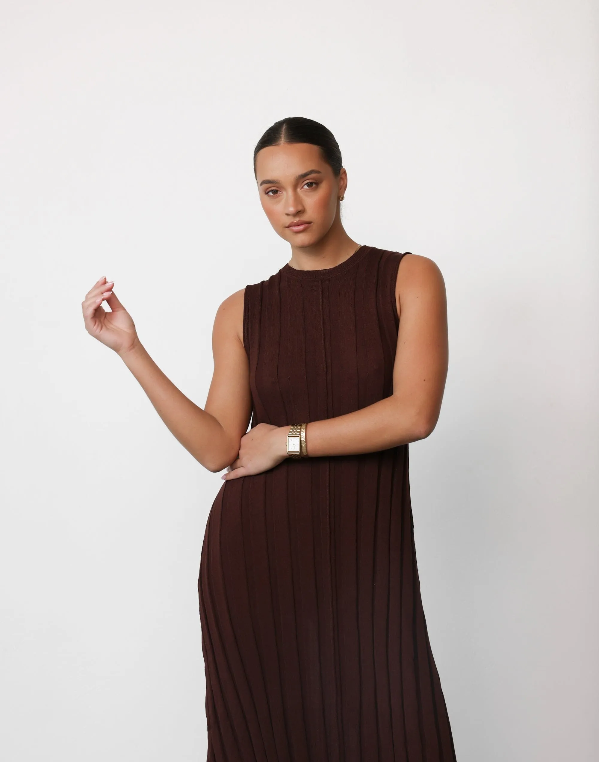 Jemima Maxi Dress (Cocoa)