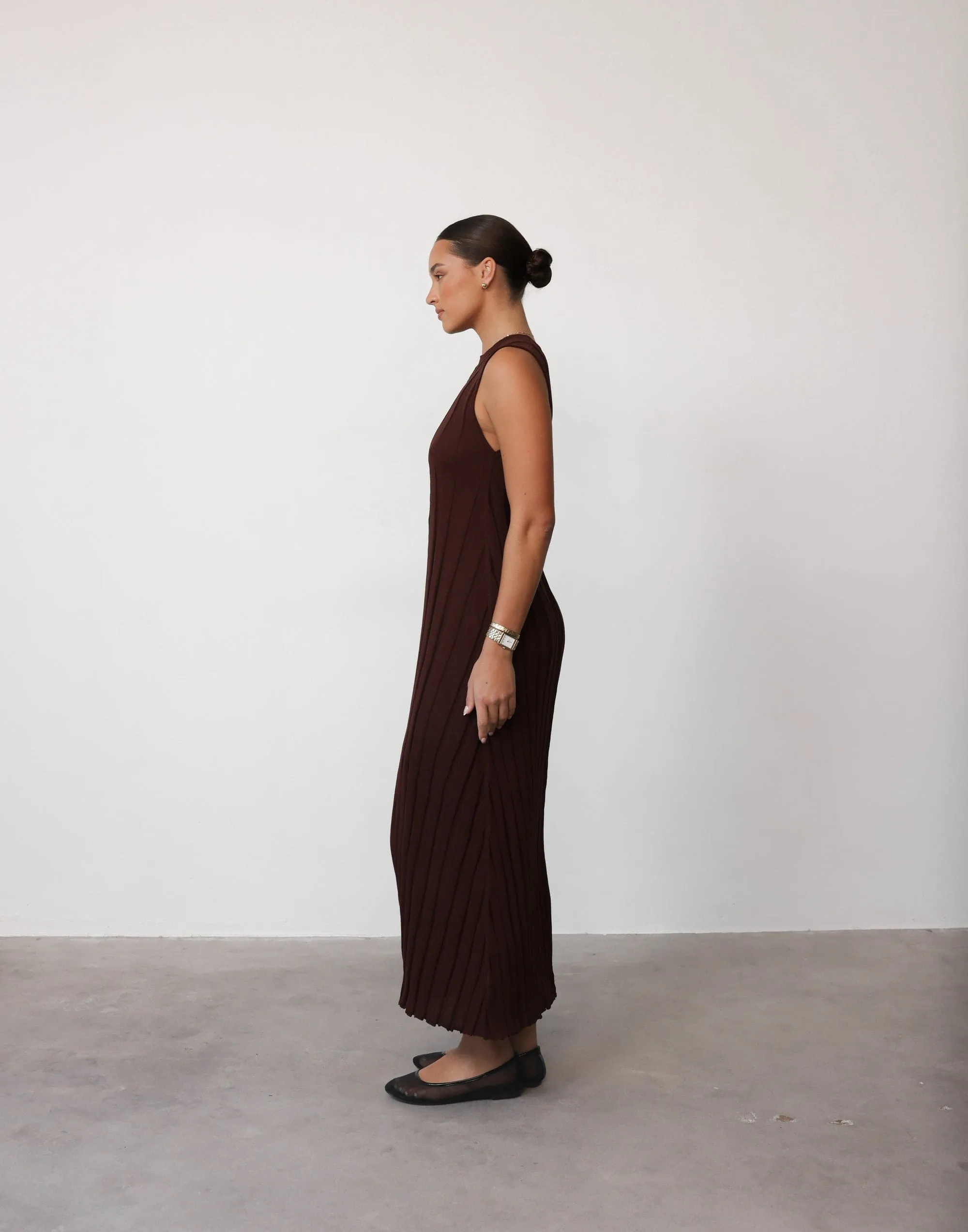 Jemima Maxi Dress (Cocoa)