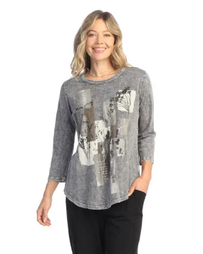 Jess & Jane "Mariposa" Mineral Washed A-Line Tunic - M106-2026