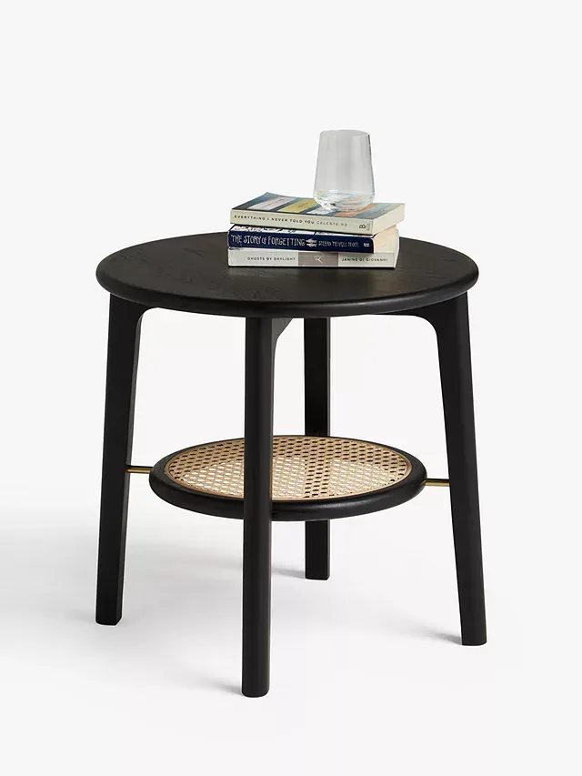 Karayal Rattan Solid Wood Side Table