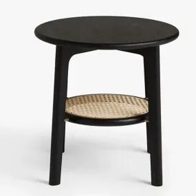 Karayal Rattan Solid Wood Side Table