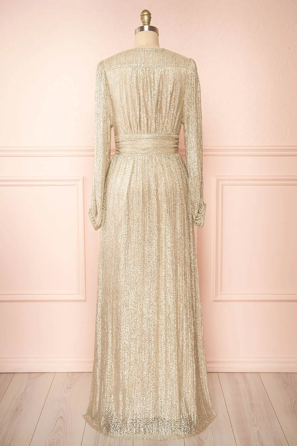 Kennedy | Shimmery Patterned Maxi Dress